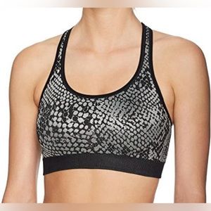 NWT Spiritual Gangster Snakeskin Racerback Sports Bra